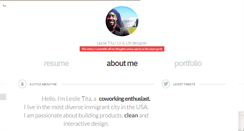 Desktop Screenshot of leslietita.com